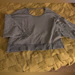 Lovestitch Heather Gray Knit Top